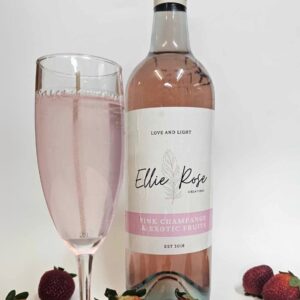 Pink Champagne & Exotic Fruits Gel Wax Candle - Image 2