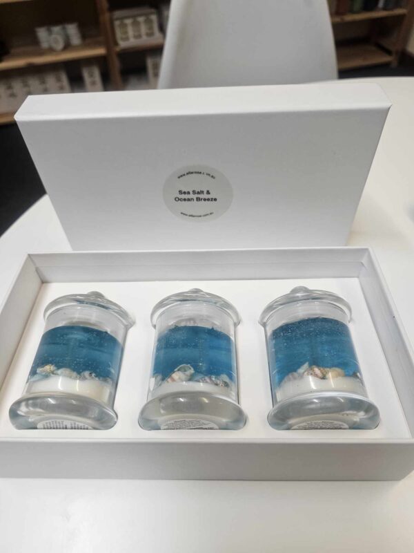 Sea Gel Candle 3 Candle Set