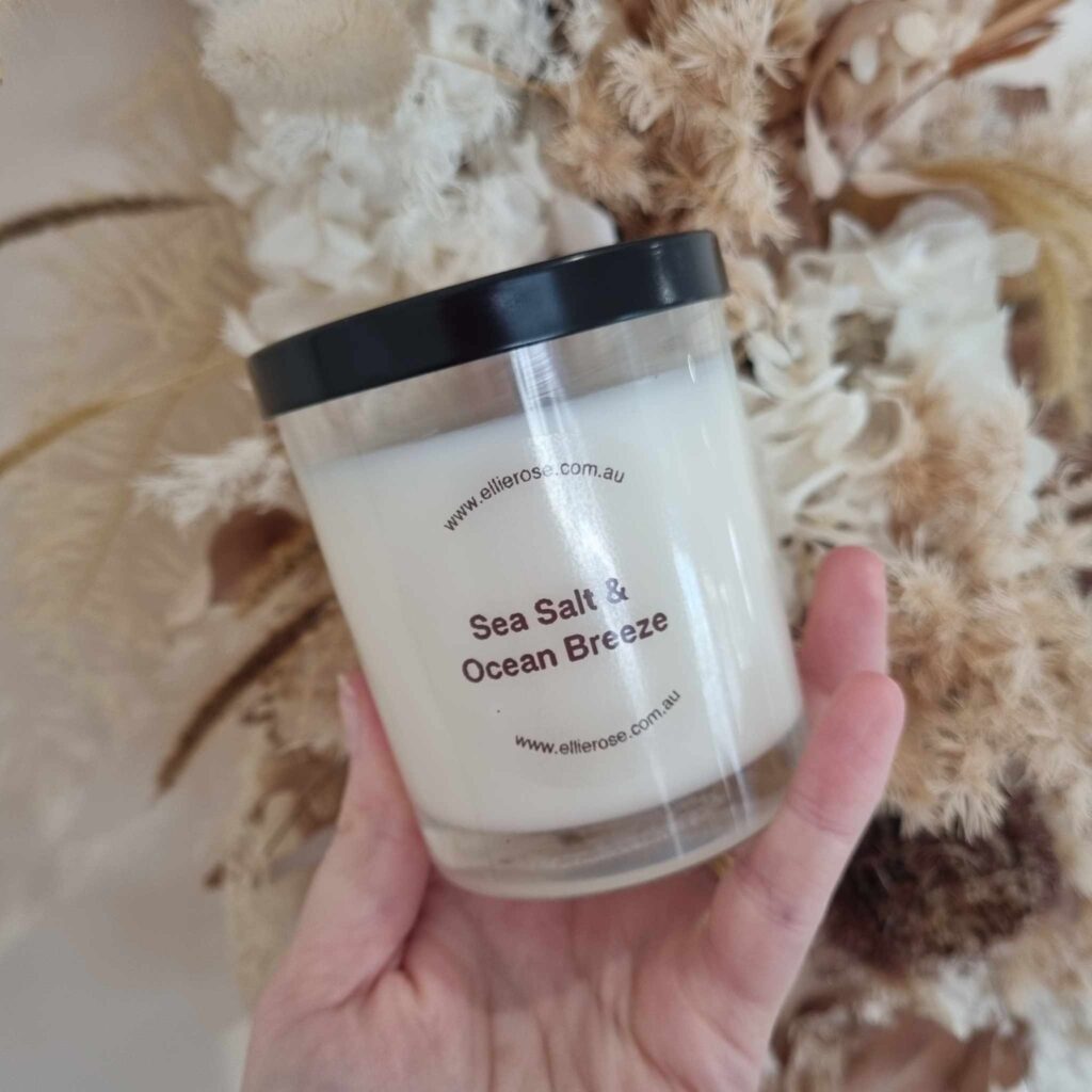 Medium Soy Wax Candles (Black Lid)