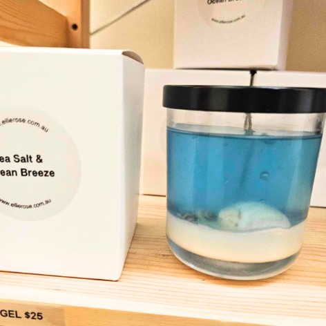 Sea Salt & Ocean Breeze Gel Wax Candle