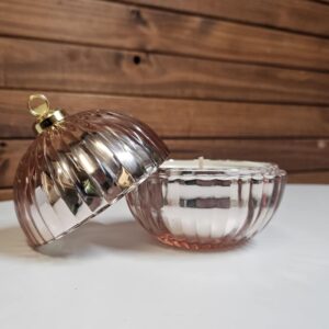 Rose Gold Bauble Soy Wax Candle - Image 2