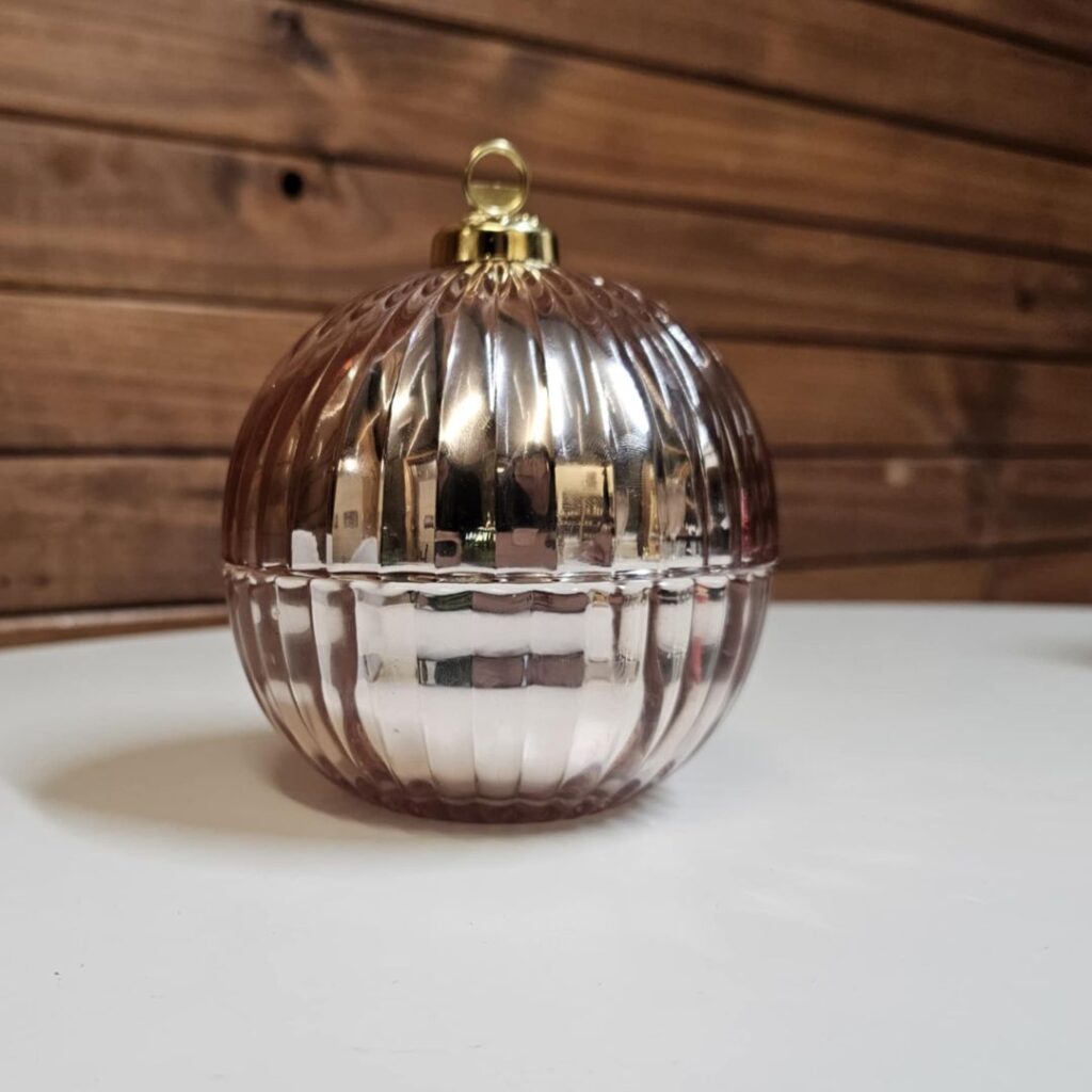 Rose Gold Bauble Soy Wax Candle