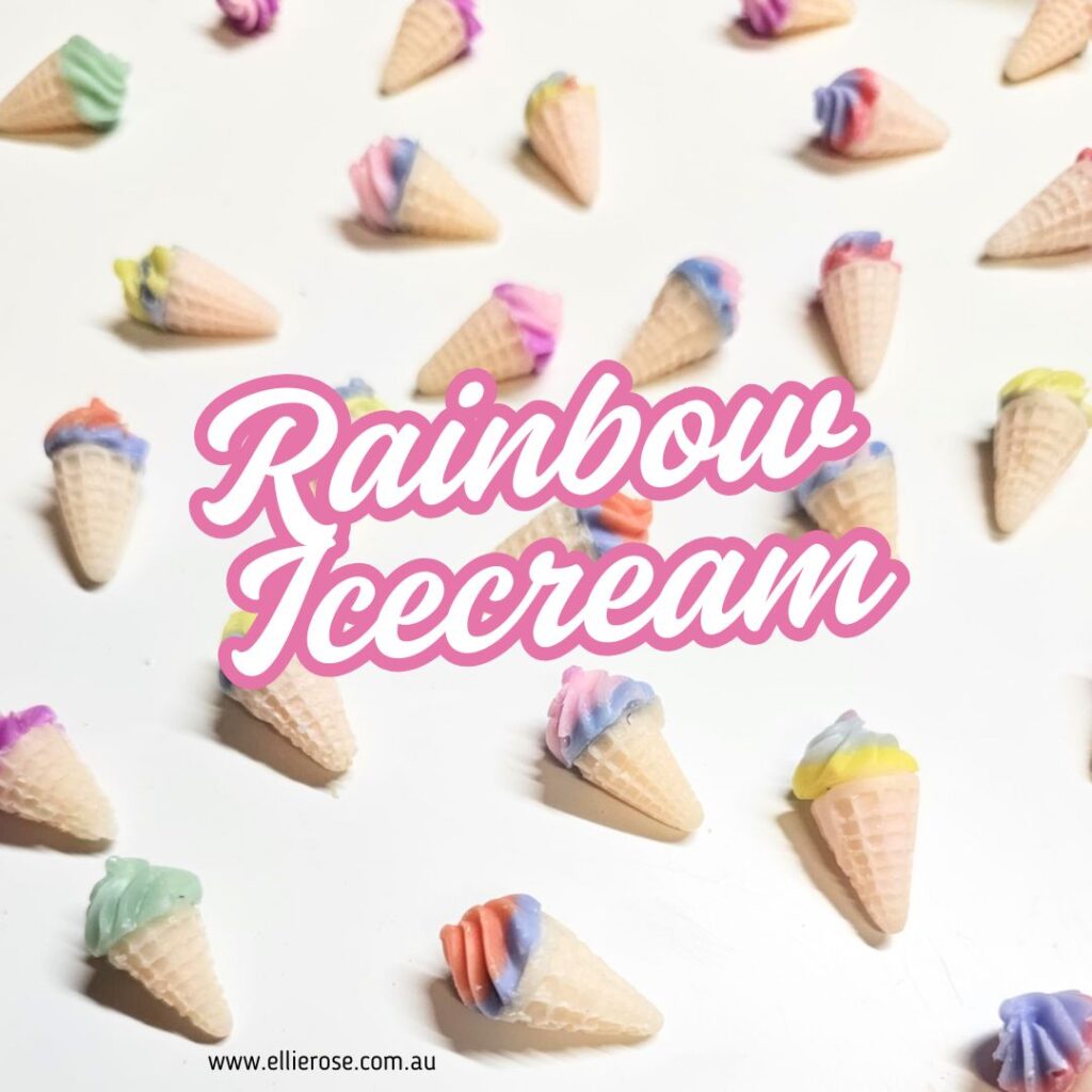 Rainbow Icecream Melts