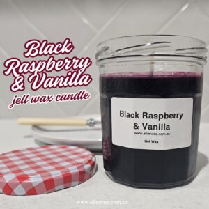 Black Raspberry & Vanillia Gel Wax Candle (250ml)